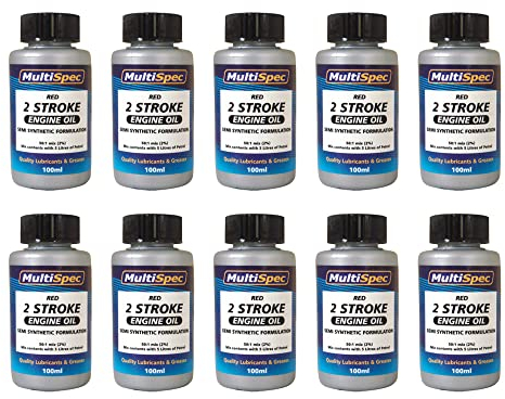 2 Stroke Oil One Shot Bottles X 10 50:1 Mix Ideal For Stihl Chainsaw