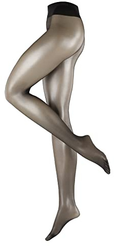 ESPRIT Damen Strumpfhose 20 DEN W Ti transparent einfarbig 1 Stück, Schwarz Black 3000, 38-40