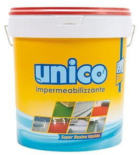 ICOBIT Unico, Super resina liquida impermeabilizzante, Rosso, 1 kg