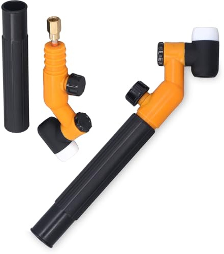 Tête de Torche de Soudage, Tête de Torche Rotative à 360°, Torche de Soudage à L'arc à L'argon avec Système Refroidi par Air, pour le Soudage Léger, le Brasage, le Chauffage, la