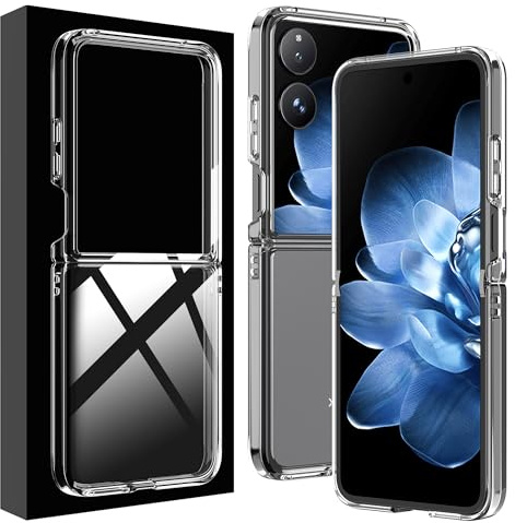 Lemxiee Case für Xiaomi Mix Flip Handyhülle,Ultradünn/Ultraleicht Transparente PC-Schutzhülle für Xiaomi Mix Flip hülle