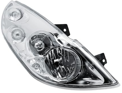 LONGLING Faros delanteros derechos con motor sin luz antiniebla para Renault Master III Opel Movano 2010-2019