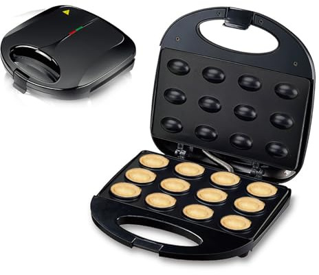 Macchina per biscotti alle noci, 12 macchine elettriche antiaderenti con controllo automatico della temperatura e del calore su entrambi i lati per cuocere biscotti croccanti alle noci