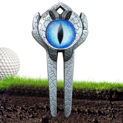 Tyinerc Herramienta de reparación de divot de golf | Robusta y compacta aleación 3D | Tenedor de juego de bolas de golf | para principiantes entusiastas hombres mujeres cuidado de espacio ejercicio