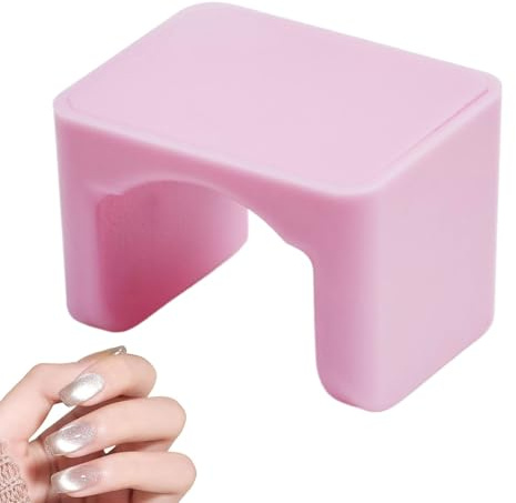 Herramienta magnética compacta, dispositivo moldeador de uñas, creación de patrones con fuerza magnética, kit de mejora de efectos de manicura profesional, imán en forma de U con estilo ergonómico