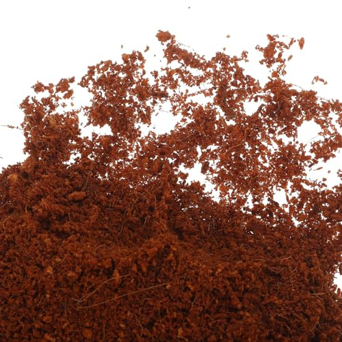 RORPOIR Sustrato de Suelo de Coco para Terrarios de Tortugas y Lagartos, Retención de Humedad y Prevención de Lesiones en Patas, 500g para Terrarios y Camas de Cangrejos