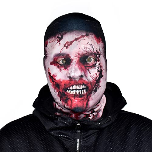 L&S PRINTS FOAM DESIGNS Nächsten Generation Zombie V2 3D Effekt Gesicht Haut Sensenmann hergestellt in Yorkshire Halloween Maske