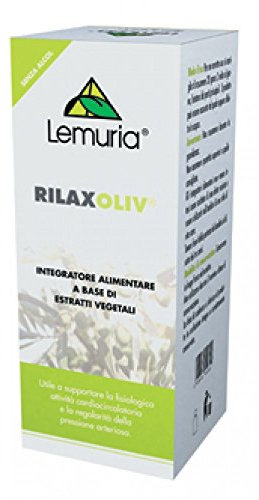 Lemuria - RILAXOLIV - Integratore Alimentare a Base di Foglie di Olivo e Fiori di Biancospino - Favorisce la Funzionalità Cardiovascolare e la Pressione Arteriosa Regolare - 30 ml - Made in Italy