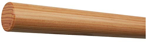 TIBU Lärche Holz Handlauf lackiert Ø 42 mm mit bearbeiteten Enden ohne Halter Länge: 1100 mm / 110 cm / 1,1 m Enden:gefast
