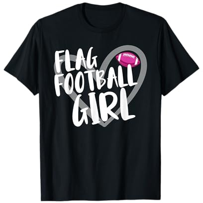 Flag Football Girl T-Shirt