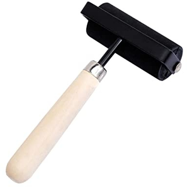 Operitacx Encreur Caoutchouc avec Manche Bois pour Impression Scrapbooking Et Estampage De Papiers Peints