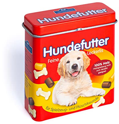 Erzi Pretend Play Boîte de Nourriture pour Chien en Bois