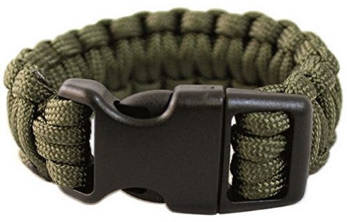 Mil-Tec Paracord Wrist Band 15mm Olive size M