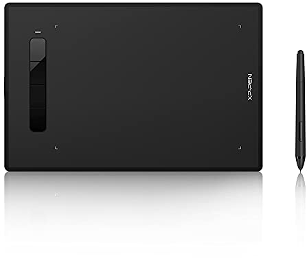 XP-PEN G960S Plus Tableta Gráfica Dibujo Digital 9x6 Pulgadas con 4 Teclas con Lápiz 8192 Niveles de Presión, Tableta Digitalizadora para Dibujar Profesional Compatible con Windows y Mac