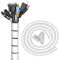 Kabelschlauch, Kabelspirale 22mm x 3M Flexibles Spiralschlauch, Kabel Organizer mit Kabelführungsclip, Kürzbar Kabelhülle von Kabeln bei PC, Computer, TV, Heimkino, HiFi-Anlage…