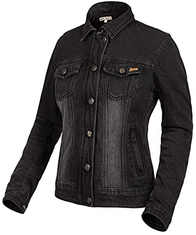 BROGER Florida Lady Chaqueta de moto Para uso casual y en moto Dyneema Fiber Sas-Tec CE-nivel 2 Protectores en codos y hombros Certificación CE Slim Fit