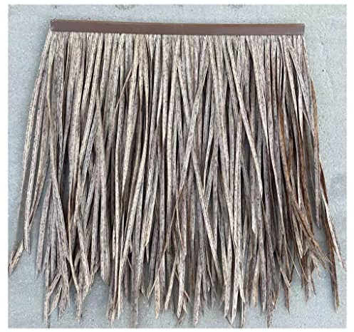 YYXDMFY Plastic Simulation thatched Tile roof thatched House Landscape Decoration Simulation Wooden Pavilion Decoration Artificial thatch for Awning thatched shed Decoration bar