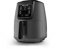 Karaca Air Pro Cook XL 2 in 1 Airfryer Raum Grau Schwarz, Fritten, Hausjoghurt, Trockene Gemüse Obstsorten, Grillgerichte, Less Fat Technology, Grillgerichte Sowie Saftige