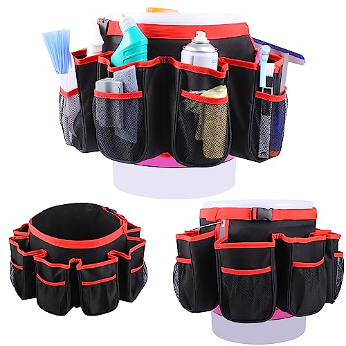 Bucket Cleaning Tool Organizer,Wash Tool Caddy 5-Gallon Organizer for Home