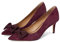 Lauren Ralph Lauren Damen Lanette Bow-Trim Suede Pumps, Pinot Noir/Pinot Noir, 41 EU