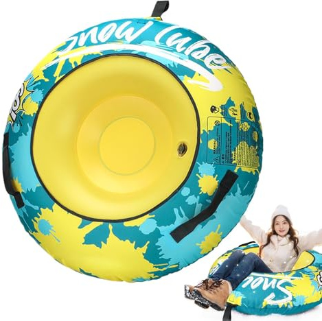 Aufblasbares Kochfeld - Skirohr, Schlitten im Freien | verdickte Schnürsenkel, für The, aufblasbare Winterröhre mit Oxford Filz, ideal für Schlitten, nei lek