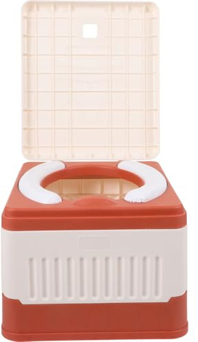 CALLARON Toilettes Portatives De Camping Pliables Et Légères Toilettes d'urgence pour Voiture Et Plein Air avec Coussin Compactes pour Voyage Randonnée Et Situations d'urgence