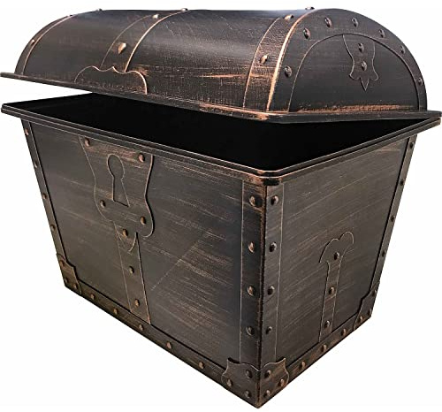 Teacher Created Resources Large Plastic Treasure Chest Classroom Rewards Pirate Party Goody Box (TCR8759) (Pack of 1)