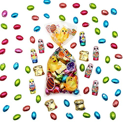 The Ultimate Easter Egg Hunt Selection Bag - Golden Bunnies, Chocolate Eggs & More - Perfect Egg Hunt Kit - Over 70 Items