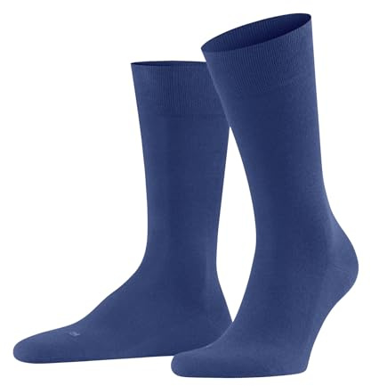 FALKE Herren Socken Sensitive London M So Baumwolle mit Komfortbund 1 Paar, Blau Deep Water 6809, 39-42