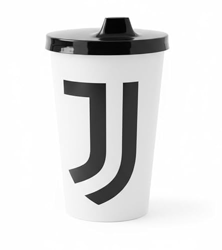 ILS I LOVE SHOPPING Bicchiere Ufficiale con Tappo in plastica 430ml per Tifoso Bambini Made in Italy (per JUVENTUS)