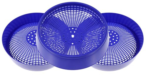 IMIKEYA Bol de Nidification pour Pigeons 3pcs en Plastique Léger, Grosse Capacité, Facile à Utiliser, Accessoire pour Maison ou Zoo