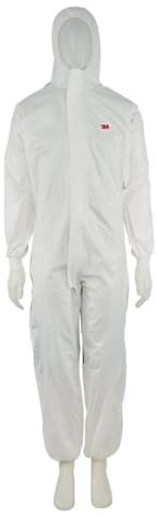 3M 4535 skyddskläder 5/6, mikroporös polyetenlaminat/SMMMS, vit/blå, storlek 2XL