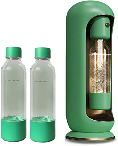 NCRD Fabricante de Soda con 2 Botella de Agua, máquina de Agua de Burbujas Maker de Bebida carbonatada Máquina de Agua de Soda