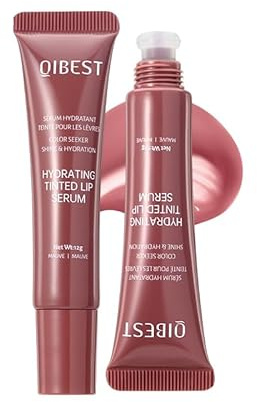 Red Beans Hydrating Tinted Lip Serum, Moisturizing & Nourishing Lip Oil, Jelly Liquid Lipsticks Lip Tint Lip Glaze (# 05)