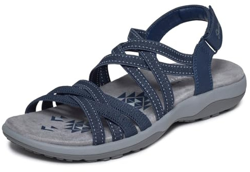 Skechers Women's Reggae Slim Summer GetawayFlat Sandal
