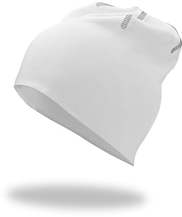 MAPIMANIA - Cappello Uomo Donna Felpato, Berretto Caldo Invernale con Fasce Catarifrangenti, Cuffia Leggera Elasticizzata Taglia Unica