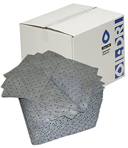 Oil-Dri L90902 15 W x 19 L Universal Heavy Weight Bonded Perforated Pads (100 Mats/Box)