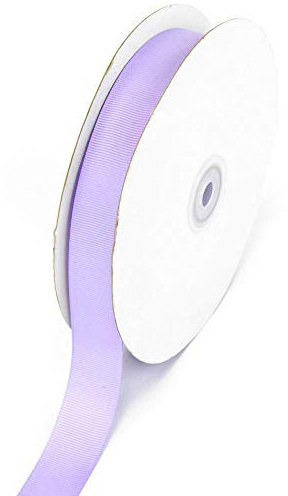 Creative Ideas 7/8-Inch Solid Grosgrain Ribbon, 50-Yard, Lavender