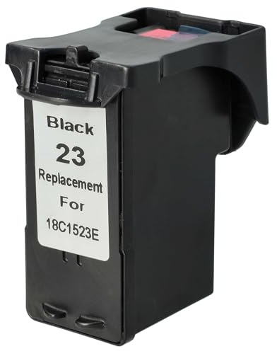 vhbw Tintenpatrone Schwarz kompatibel mit Lexmark X3500, X3530, X3550, X4500, X4530, X4550, Z1410, Z1420, Z1450 Drucker (wiederaufgefüllt, 25ml)