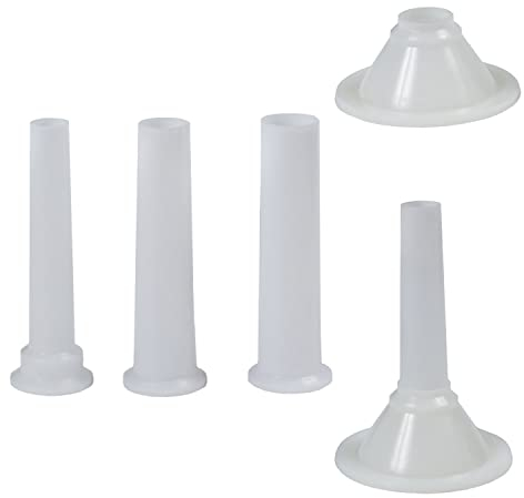Juego Embudos Plastico Para Maquina Picar Carne Nº 10/12 (4 Piezas)