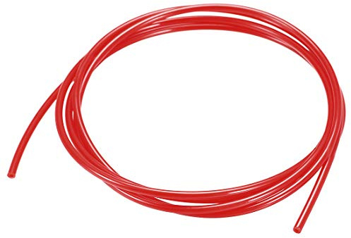 uxcell Nylon Line Hose Tube, 2mm(0.07) ID x 4mm(0.15) OD 2m PA12 Nylon Tube for Air Line Brake Fluid Transfer Red