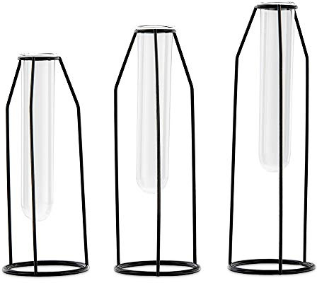 Weddingstar Geometric Tiered Test Tube Flower Vases - Set of 3