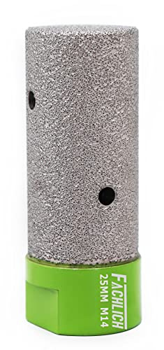 FACHLICH Fresa Diamantata 25mm Allargare e Sagomare Fori per Porcellana Ceramica Marmo Granito