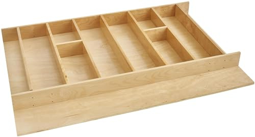 Rev-A-Shelf Trim-to-Custom-Fit Silverware Drawer Insert Divider Organizer