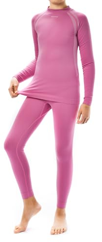 meteor® Thermounterwäsche Kinder Funktionswäsche Atmungsaktiv Set Jungen Thermoaktiv unterwäsche Thermounterhemd Funktionsunterwäsche Skiunterwäsche Mädchen Thermo Sportunterwäsche