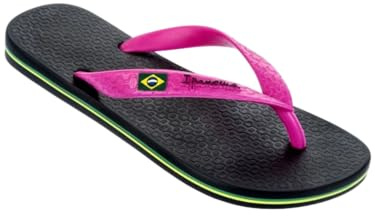 Ipanema Sandalias con separador de dedos para niños Classic Brazil II Kids, unisex, Ar828 Black Pink, 5 UK