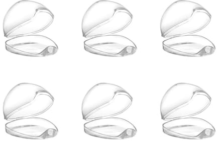 Dummy Case, 6 Transparent Pacifier Case Pacifier Holder Pacifier Storage Box, Portable Baby Dummy Container, Soother Pods Holder, Soother Box Container for Travel Home Outdoor Activities