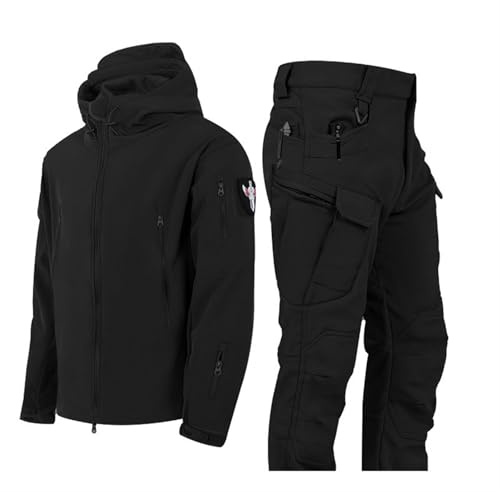 Combinaisons De Ski D'hiver Pour Hommes, Combinaisons De Ski À Capuche Chaudes D'hiver Pour Hommes, Ensemble Veste Et Pantalon Avec Brassard Et Ceinture, Vêtements D'alpinisme Mode