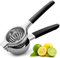 Zitronenpresse Edelstahl,Handbetätigt Limettenpresse, Robustheit Zitruspresse Lemon Squeezer Citrus Juicer Press für Orangen, Zitronen, Limetten, Spülmaschinenfest