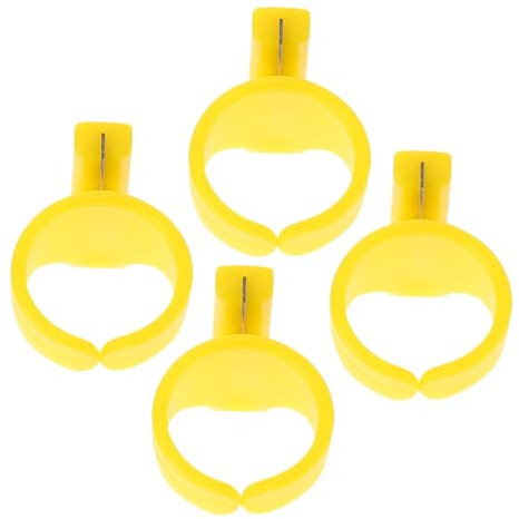 JOINPAYA 4 Stück Ballonschneider Ballonklammern Zum Abbinden Von Luftballons Ballonstufe Ballonfüllmaschine Ballonöffner Zum Füllen Helium-ballonpumpe Yellow